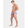 Barcode Berlin Slip de bain KISS Bleu